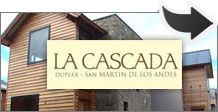 La cascada San Martin de los Andes